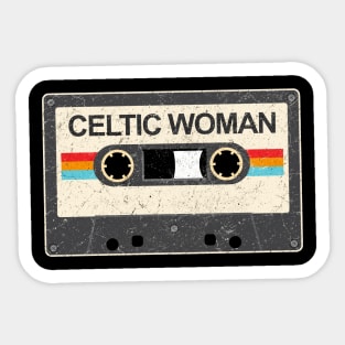 kurniamarga vintage cassette tape Celtic Woman Sticker